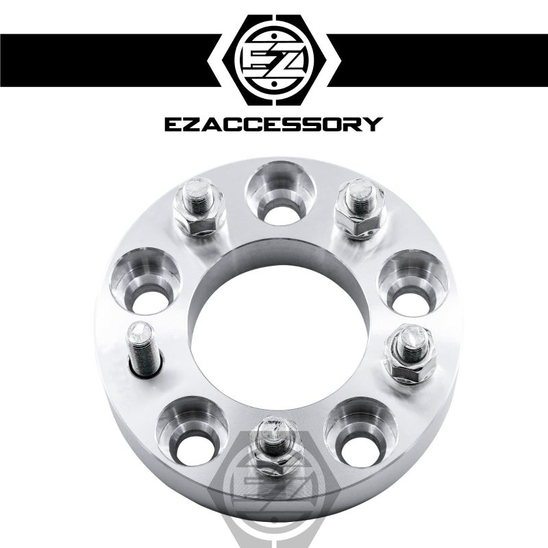 ezaccessory 2 Wheel Spacers Adapters 5x4.5 to 5x4.5 for Ford Mustang 94-14 Explorer - 2" Thick 1/2" Studs - Image 4